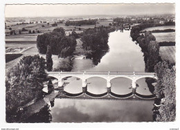 86 En Avion Au Dessus De VOUNEUIL Sur VIENNE N°2 Le Pont Sur La Vienne VOIR DOS - Vouneuil Sur Vienne