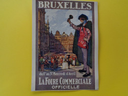 Belgique - Bruxelles - Foire Commerciale - 1er Au 3 Avril 1932 - Affiche ?? - Feesten En Evenementen