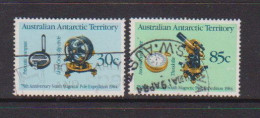 AUSTRALIAN  ANTARCTIC  TERRITORY    1984    75th  Ammiv  Of  Magnetic  Pole  Expedition    Set  Of  2    USED - Gebraucht