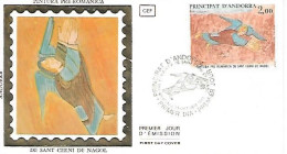 Enveloppe FDC 25 Octobre 1980 Principat D'Andorra De Sant Cerni De Nagol - Covers & Documents