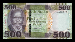 Sudán Del Sur South Sudan 500 Pounds 2020 Pick 16b Sc Unc - South Sudan