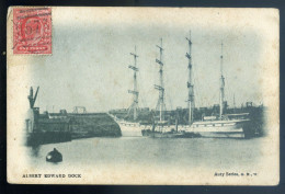 Cpa Angleterre Newcastle Upon Tyne -- Albert Edward Dock    LANR68 - Newcastle-upon-Tyne