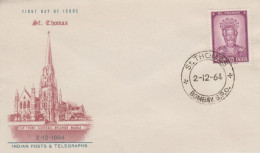 India  St- Thomas FDC - Briefe U. Dokumente