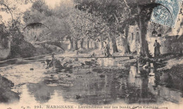 MARIGNANE (Bouches-du-Rhône) - Lavandières Sur Les Bords De La Cadière - Laveuses - Voyagé 1904 (voir Les 2 Scans) - Marignane