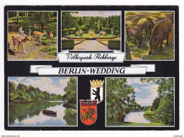 BERLIN WEDDING En 5 Vues Et Blason Volkspark Rehberge En 1973 ZOO - Wedding