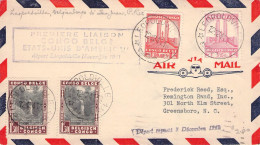 BELG. CONGO - FIRST FLIGHT LEOPOLDVILLE > USA 1941 / YZ349 - Brieven En Documenten