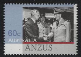 Australia 2011 MNH Sc 3607 60c Rowell, Gentry, Radford ANZUS 60th - Mint Stamps