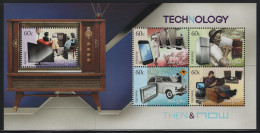Australia 2012 MNH Sc 3646b 60c Telephone, Refrigerator, TV, Stereo, Maps Sheet - Mint Stamps