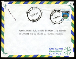 Marcophilie - Lettre Du GABON - Cad MOABI - 1971 - Gabon (1960-...)