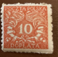 Poland 1919 Postage Due South Poland 10 F - Used - Taxe