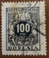 Poland 1921 Coat Of Arms And Post Horn 100 M - Used - Postage Due