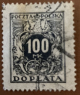 Poland 1921 Coat Of Arms And Post Horn 100 M - Used - Portomarken