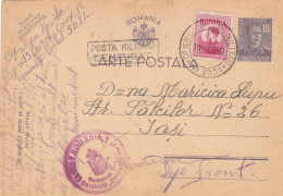 Romania, 1944, WWII Military Censored CENSOR ,POSTCARD STATIONERY, OPM #5031.. - Lettres 2ème Guerre Mondiale
