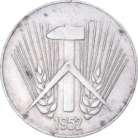 Monnaie, République Démocratique Allemande, 10 Pfennig, 1952 - 10 Pfennig