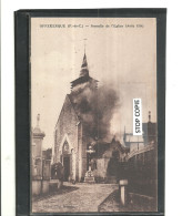 05-2023 - WIM 30/23 - PAS DE CALAIS - 62 - OFFEKERQUE Près De Calais - 1200 Hab - Incendie De L'église En Aout 1934 - Audruicq