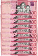 Dominican Republic 10x 200 Pesos 2021 UNC - República Dominicana