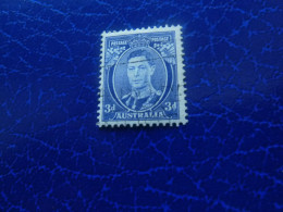 Australia - Roi George VI - 3d. - Yt 113 - Bleu - Oblitéré - Année 1937 - - Gebraucht