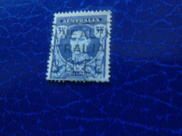 Australia - Roi George VI - 3 1/2d. - Yt 134 - Bleu - Oblitéré - Année 1938 - - Gebraucht