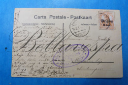Charleroi  18-06-1917 Schipper Maria Van De Moer Aan Nicht J.Van Gastel Merksem Binnenvaart Adres N°13 L'Ecleusse Sene - Genealogía