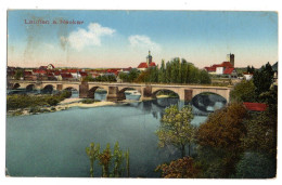 Allemagne-- LAUFFEN A.Neckar--1934 - Vue Générale  (pont) ......colorisée.... - Other & Unclassified