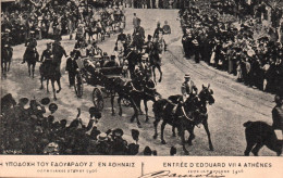 Athènes - Entrée D'édouard VII à Athènes - Jeux Olympiques 1906 - Olympics Games JO - Royalty Royauté - Grèce Greece - Grèce