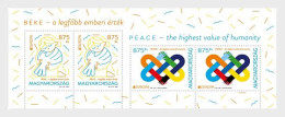 Hungary.2023.Europa CEPT.Peace – The Highest Value Of Humanity.s/s ** . - 2023