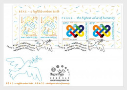 Hungary.2023.Europa CEPT.Peace – The Highest Value Of Humanity.FDC . - 2023