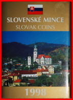 * UNCOMMON: SLOVAKIA  SET 10-20-50 HELLERS 1-2-5-10 CROWNS 1998 TO BE PUBLISHED! · LOW START · NO RESERVE! - Slowakei