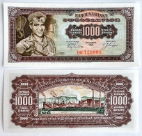 Yugoslavia 1.000 1000 Dinara 1963 Prefix DK P#75 UNC - Yougoslavie