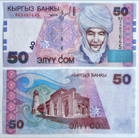 Kyrgyzstan 50 Som 2002 P#20 UNC - Kirghizistan