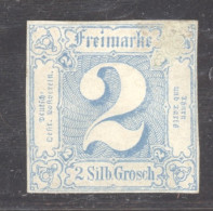 GRX1055  -  Allemagne  -  Tour Et Taxis  :  Mi  30  *   4 Marges , Bleu Ciel - Mint