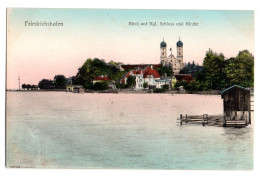 Allemagne-- FRIEDRICHSHAFEN -- Blick Auf Kgl.Schloss Und Kirche .......colorisée..... - Friedrichshafen