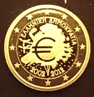 GREECE 2 EURO 2012 PROOF "Euro Coinage, 10th Anniversary" "free Shipping Via Registered Air Mail" - Grèce