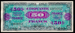 50 FRANCS 1945 FayetteVF-24-02  Série 2  SUP+SPL - 1944 Flagge/Frankreich