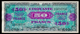 50 FRANCS 1945 FayetteVF-24-02  Série 2  SUP+SPL - 1944 Drapeau/Francia