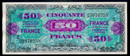 50 FRANCS 1945 FayetteVF-24-02  Série 2  SUP+ SPL / XF+ AUNC - 1944 Flagge/Frankreich