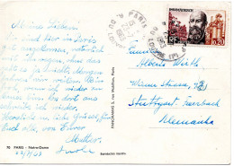 66076 - Frankreich - 1963 - F0,20 Mayrisch EF A AnsKte PARIS -> Westdeutschland - Brieven En Documenten