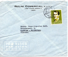 66088 - Portugal - 1959 - 3$30 Cesario Verde EF A LpBf LISBOA -> Westdeutschland - Cartas & Documentos
