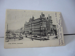 LIME STREET LIVERPOOL ROYAUME UNI ANGLETERRE LANCASHIRE CPA1912 - Liverpool