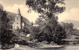 BELGIQUE - COO - Eglise Et Pont Au Pied De La Cascade - Carte Postale Ancienne - Andere & Zonder Classificatie