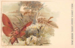 ANIMAUX - PAPILLON - CARTE DESSINEE, ILLUSTRATEUR - SERIE 54-9 - EDITION MOKA LEROUX, ORCHIES (NORD) - Papillons