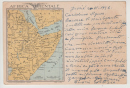 Africa Orientale, Cartolina Postale Per Le FFAA  Esente Da Tasse - Dessiè Per Reggio Calabria  30/11/1936 - Africa Oriental Italiana