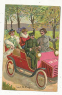 Cp , Automobile, TOUT VA BIEN , Union Postale Universelle , Vierge - Passenger Cars