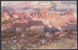 Gruss Vom Schlern Sig. Künstlerkarte, Schlernhaus 1902 Rs. Ungebraucht Mit Stempel D. U. Österr. Alpen-Verein Bozen - Compton, E.T.