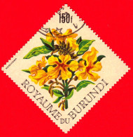 BURUNDI - Usato - 1966 - Fiori - Flowers - Markhamia Lutea - 150 - Usados