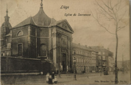 Liege // Eglise Du Sacrement 190? Vlekkig - Lüttich