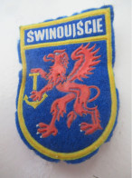 Ecusson Tissu Ancien De Ville/ Pologne / SWINOUJSCIE/ Vers 1960-1980                                               ET379 - Scudetti In Tela