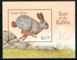 SOUTH AFRICA 1999** - Year Of The Rabbit - Miniblock MNH - Lapins