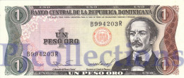 DOMINICAN REPUBLIC 1 PESO ORO 1988 PICK 126c UNC - República Dominicana