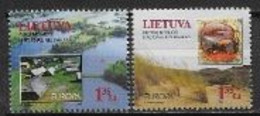 Lituanie 1999 N° 607/608 Neufs Europa Réserves Et Parcs Naturels - 1999